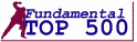 Fundamental Top 500 logo: Billy Sunday preaching from the pulpit